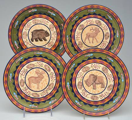 Field & Stream Salad Plate - Set of 4