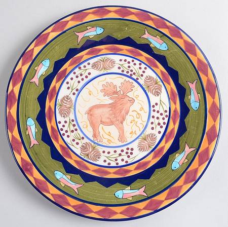 Field & Stream Salad/Dessert Plate