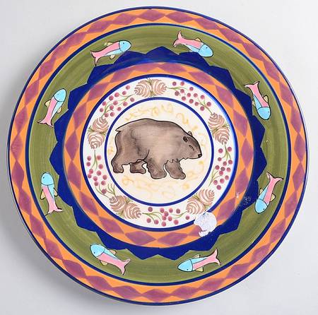Field & Stream Salad/Dessert Plate