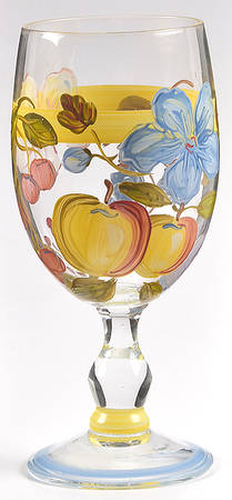 Flora Glassware Goblet