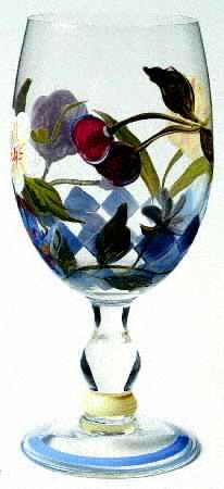 Flora Glassware Goblet