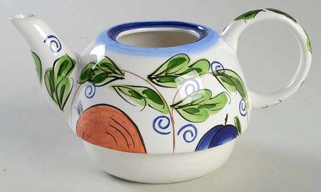 Amalfi Individual Teapot with Cup Teapot No Lid