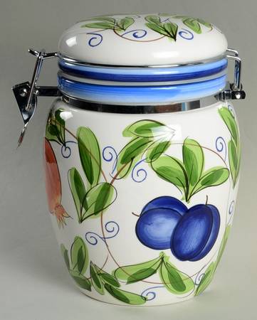 Amalfi Medium Canister & Lid
