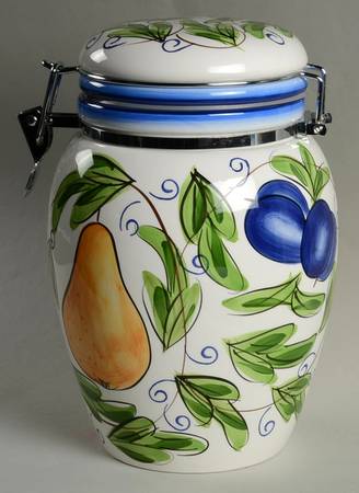 Amalfi Large Canister & Lid