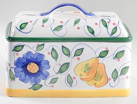 Algarve Bread Box & Lid