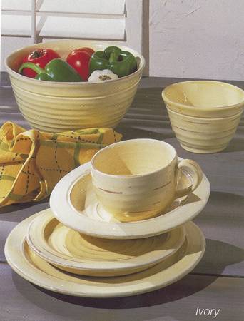 Portofino Ivory 12" Large Salad Serving Bowl