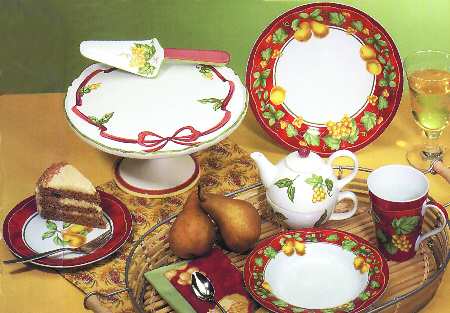 Mistral Footed Cake Plate & Server (Boxed)