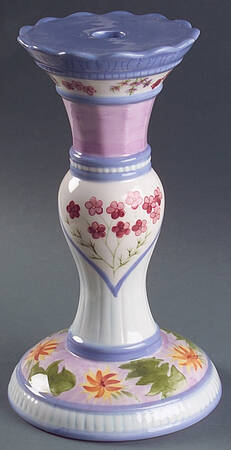 Meadow Bunny 11" Candlestick