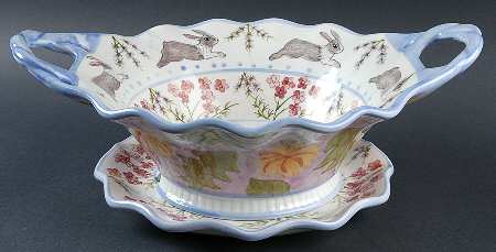Meadow Bunny Fruit Drainer & Underplate
