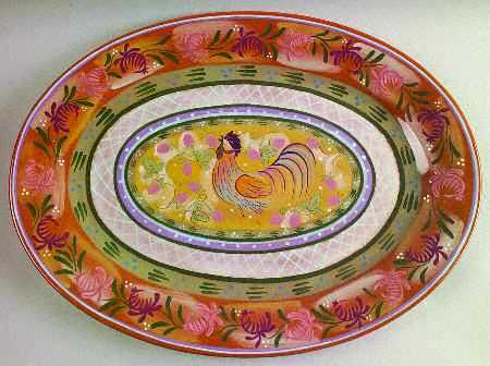 Chanticleer 19" Oval Serving Platter