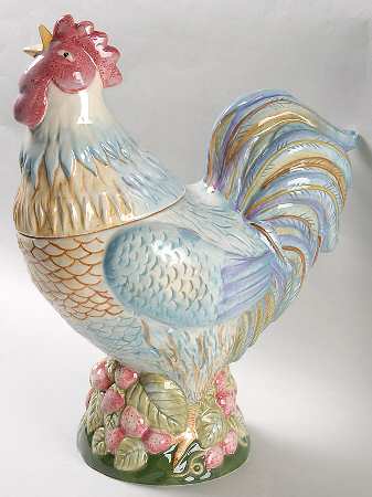 Chanticleer Cookie Jar & Lid
