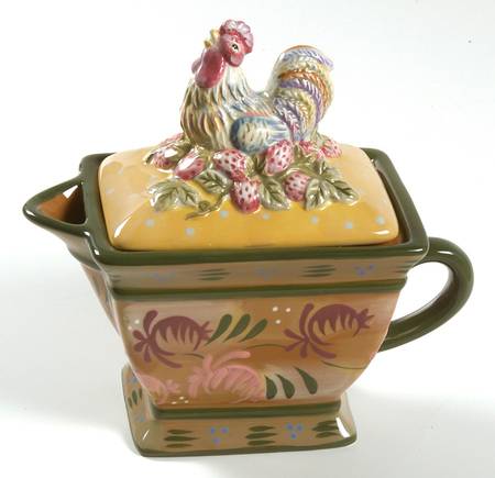 Chanticleer Gravy Boat & Lid