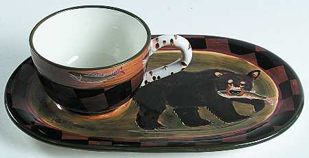 Outpost Snack Plate & Cup Set