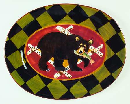 Outpost 19" Oval Serving Platter