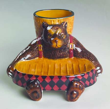 Outpost Toothbrush Holder W/Attached Soap Dish
