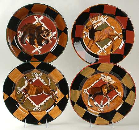 Outpost Dinner Plate - Set of 4 Motifs