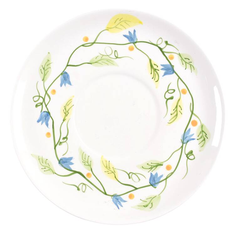 Blueberry Saucer for Breakfast Cup