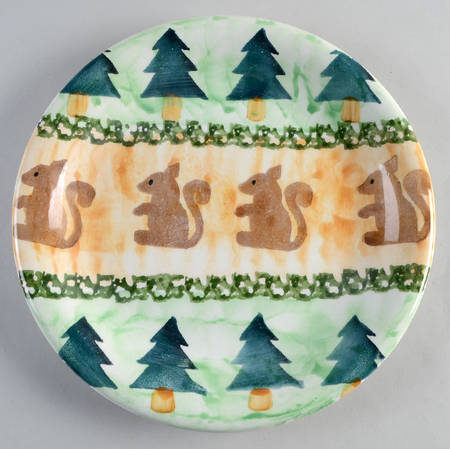Cabin Fever (Trees, Animals) Dinner Plate