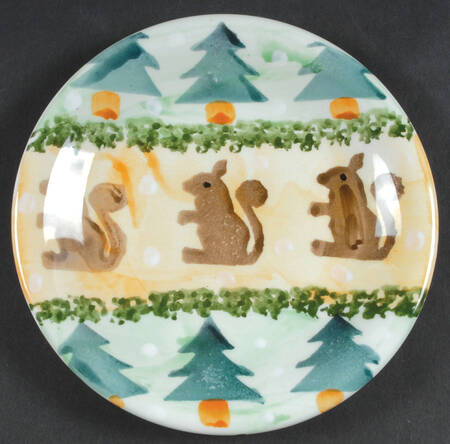 Cabin Fever (Trees, Animals) Salad/Dessert Plate