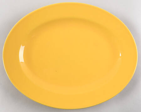Prisma Yellow (Canary) 15" Oval Serving Platter