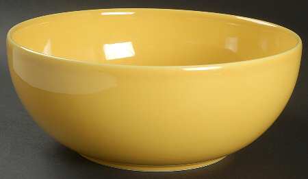 Prisma Yellow (Canary) 10" Large Salad Serving Bowl