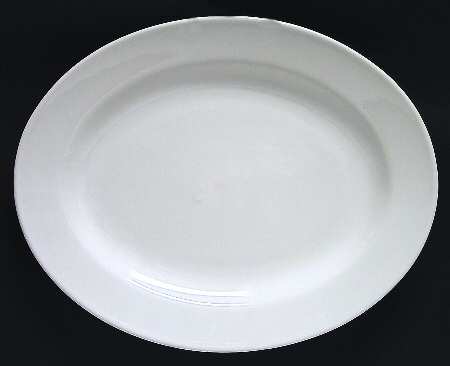 Prisma White 15" Oval Serving Platter