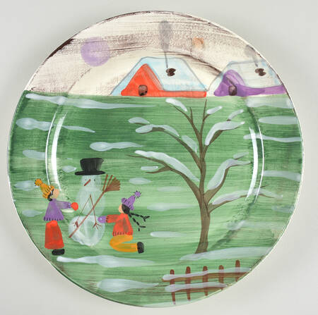 Winter Frolic 13" Chop Plate (Round Platter)