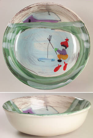 Winter Frolic Soup/Cereal Bowl