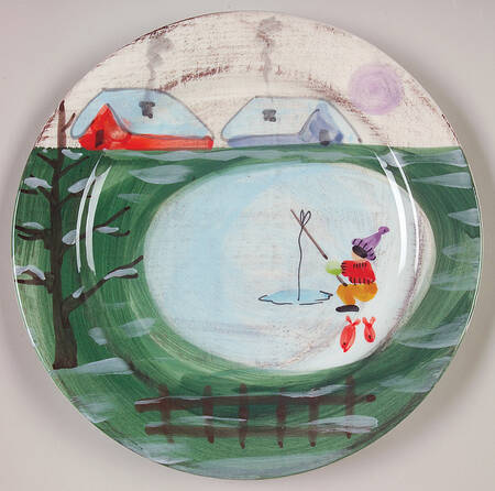 Winter Frolic Dinner Plate