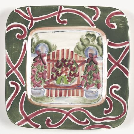 Holiday Estate of Mind Square Salad Plate
