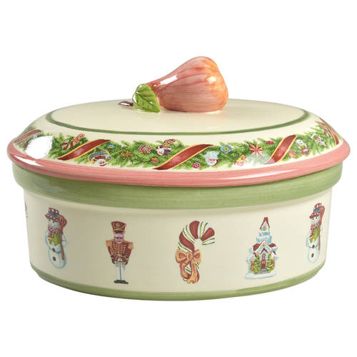Christopher's Tree (Portugal) 2 Quart Oval Covered Casserole
