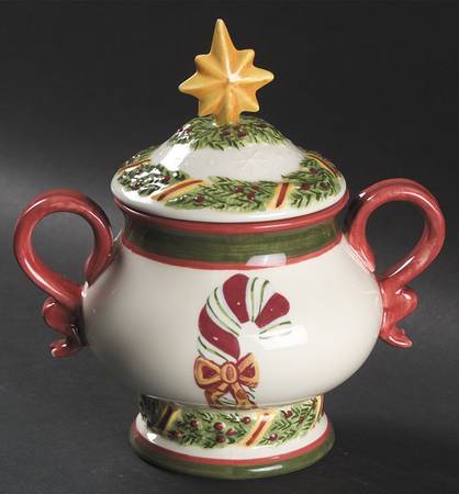 Christopher's Tree (Portugal) Footed Sugar Bowl & Lid