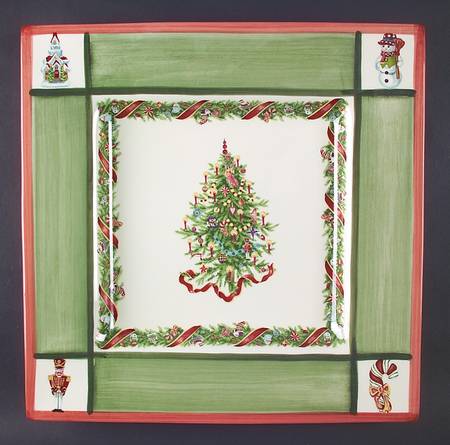 Christopher's Tree (Portugal) 14" Square Platter