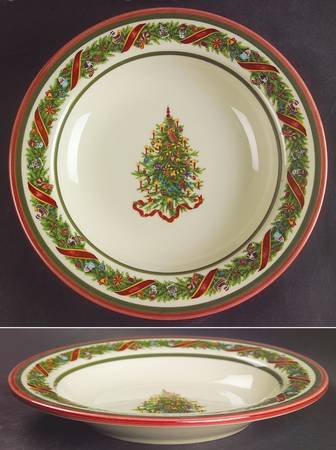 Christopher's Tree (Portugal) Large Rim Soup Bowl