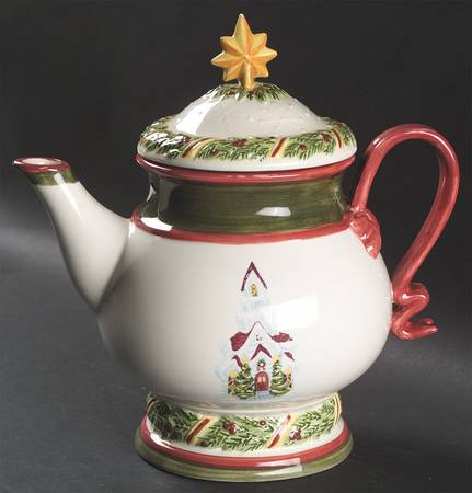 Christopher's Tree (Portugal) Footed Teapot & Lid