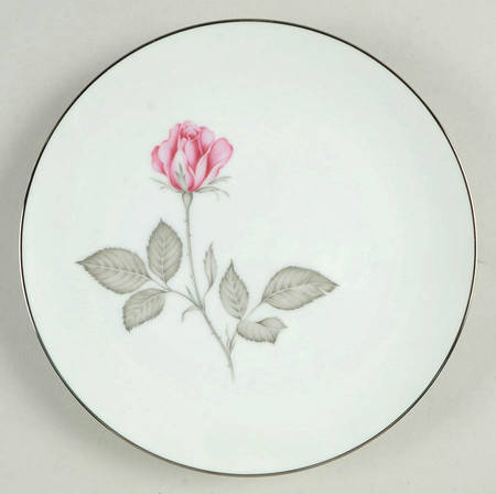 Zylstra Rose (Coupe, Japan) Luncheon Plate