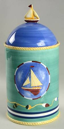 Maritime Collection Large Canister & Lid