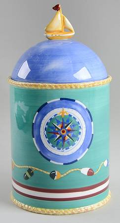Maritime Collection Medium Canister & Lid