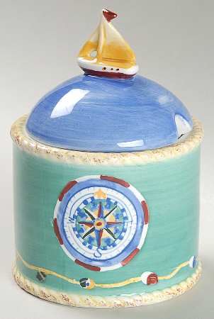 Maritime Collection Sugar Bowl & Lid