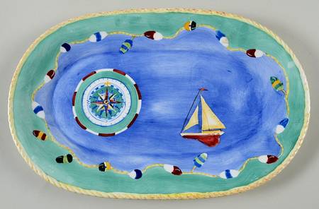 Maritime Collection Snack Plate