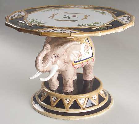 Bamboo Forest 12" Diameter Pedestal Cake Stand