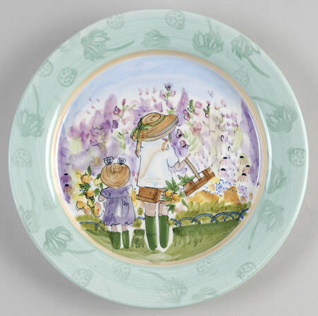 In The Garden Salad/Dessert Plate