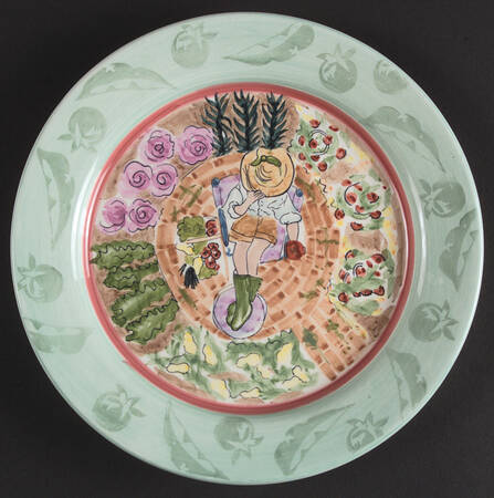 In The Garden Salad/Dessert Plate