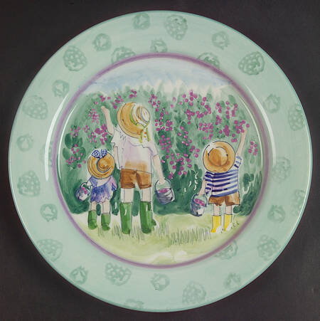 In The Garden Salad/Dessert Plate