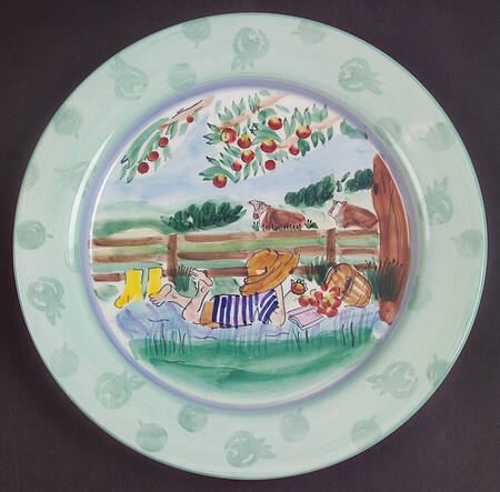 In The Garden Salad/Dessert Plate