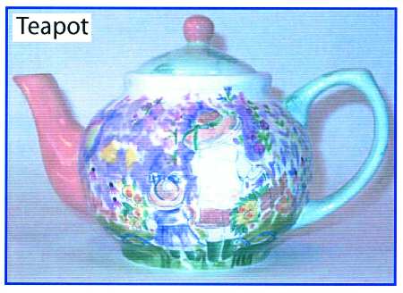 In The Garden Teapot & Lid