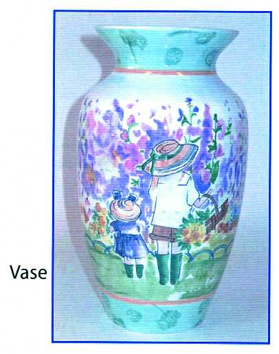 In The Garden 10" Vase