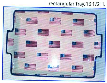 We Pledge Allegiance Rectangular Tray