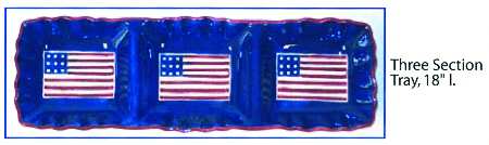We Pledge Allegiance 3-Part Rectangular Divided Server