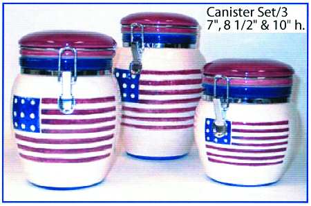 We Pledge Allegiance (3 Piece) Canister Set (Box Set)